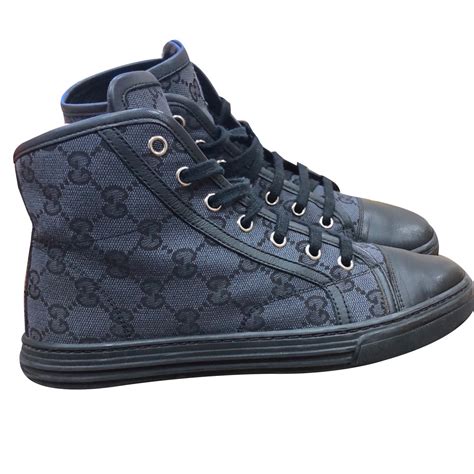 black gucci high tops womens